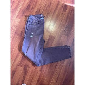 Celebrity Pink Purple Denim Jeans junior’s 9. ￼